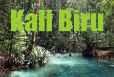 Sungan Paling Jernaih Bak Kristal Bernama Kali Biru Yang Dijaga Buaya Putih