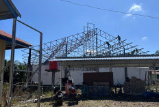 Pembangunan Gerai KDMP Talang Sepakat Masih Terus Dikebut