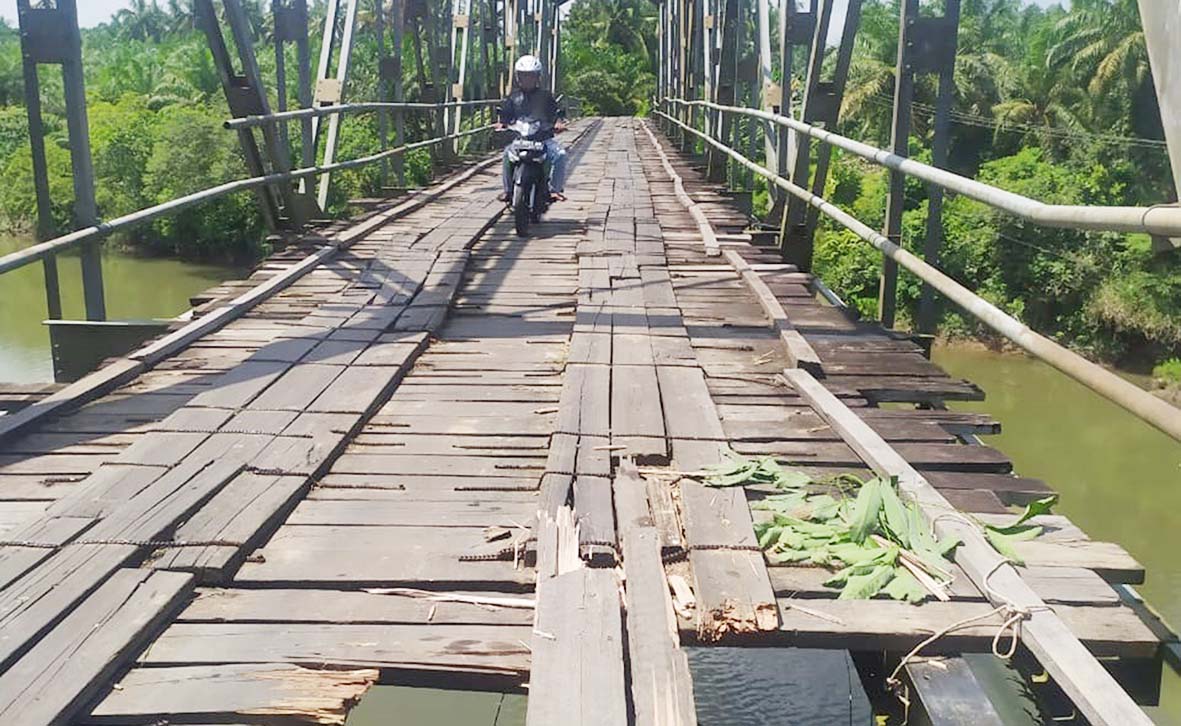 Perbaikan Kerusakan Jembatan Gunakan Dana Rutin