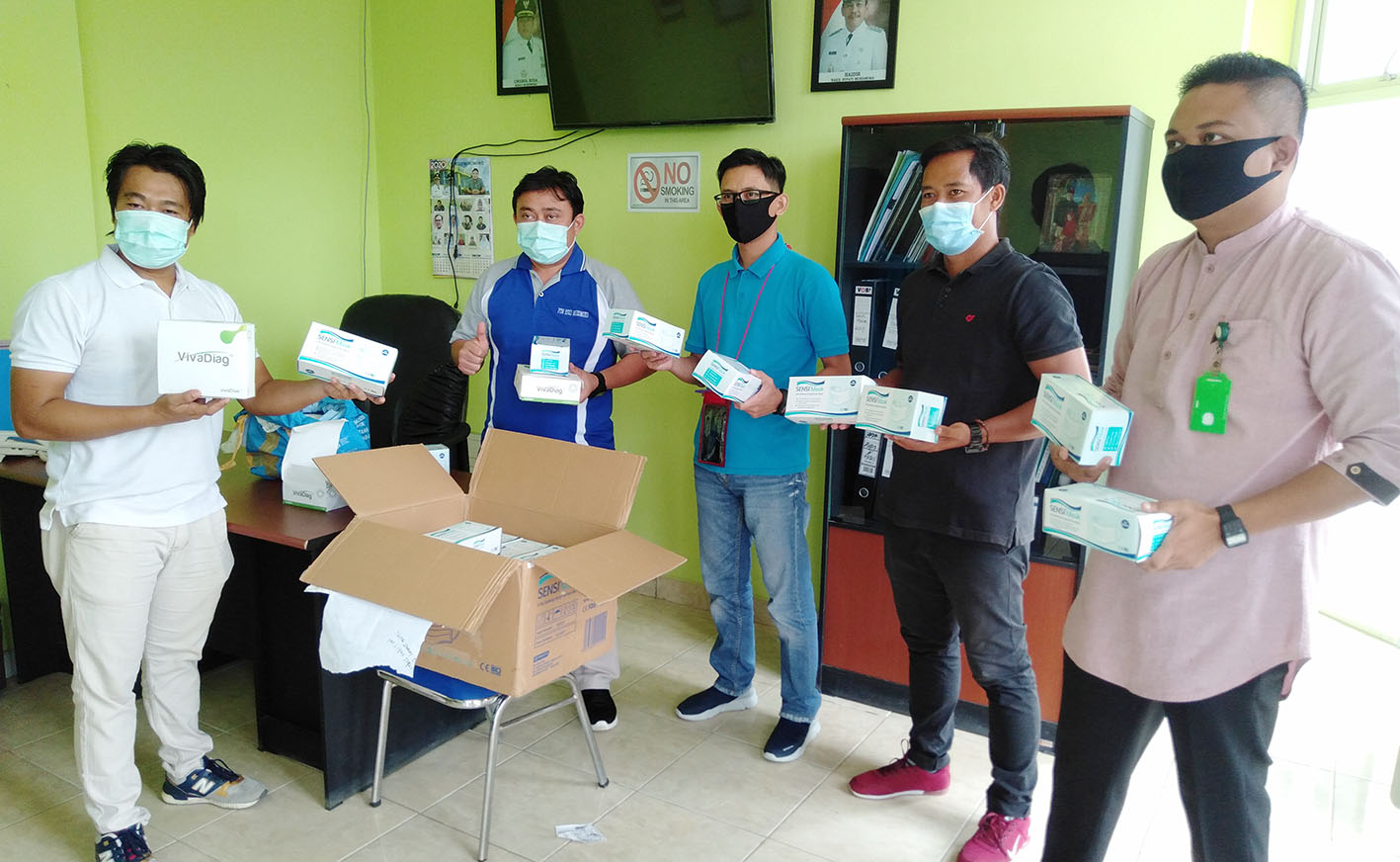 IPEMJAK Salurkan Ratusan Rapid Tes Dan Masker