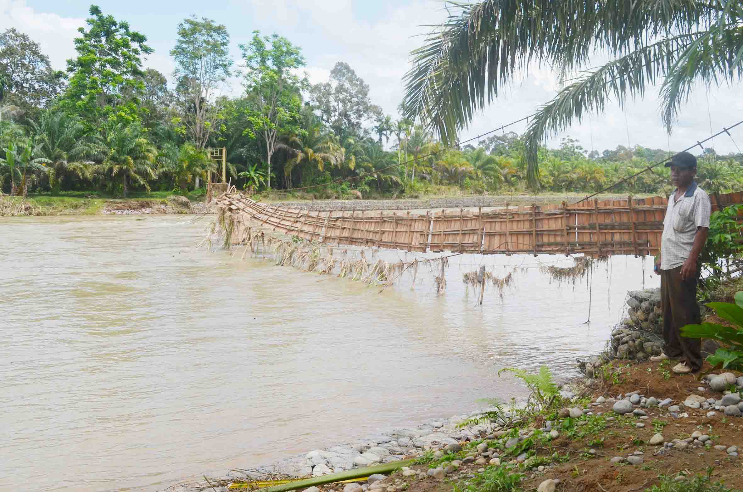 Jembatan Gantung Resno Bakal Direhab Pemprov