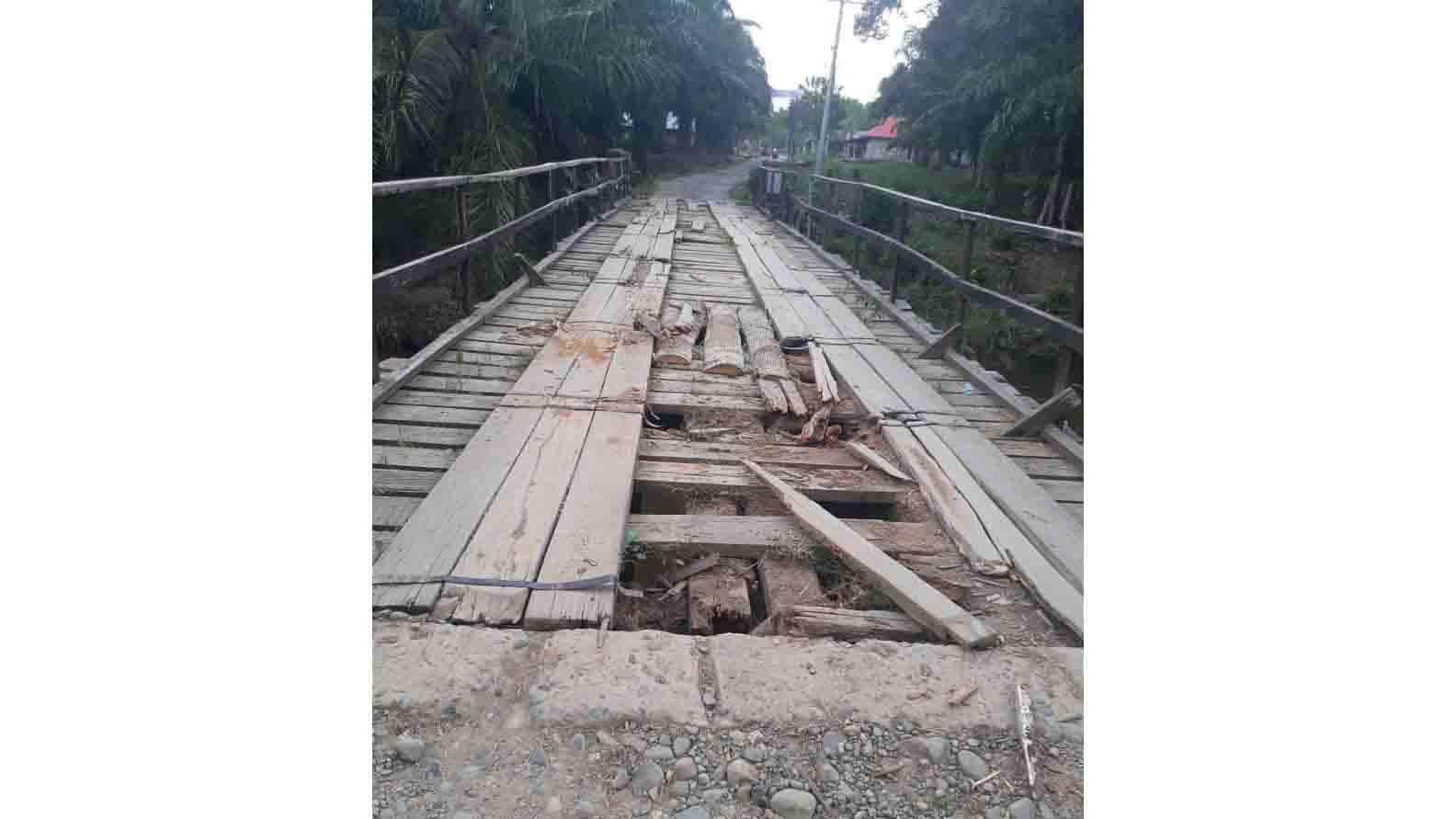 Perbaikan Jembatan Retak Ilir Belum Terealisasi