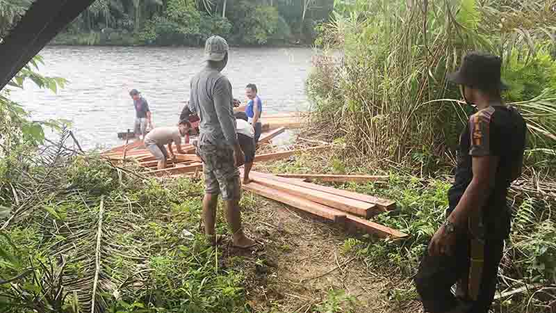 Kayu Temuan di Kawasan Penarik, Diduga Hasil Illegal Logging