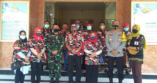 Laskar Merah Putih Mukomuko Sambangi Forkopimda