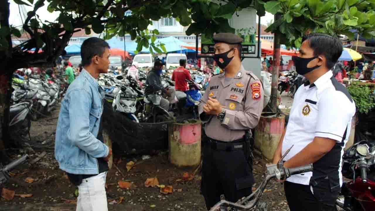 Operasi Yustisi, TNI – Polri Turun ke Pasar Lubuk Pinang