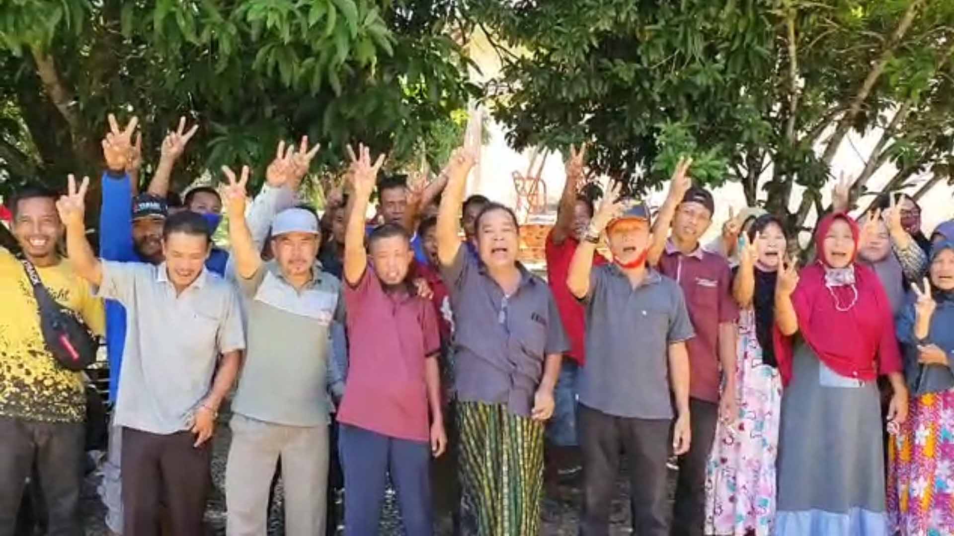 Masyarakat Sungai Rumbai Ramai – Ramai Alihkan Dukungan ke Sapuan-Wasri