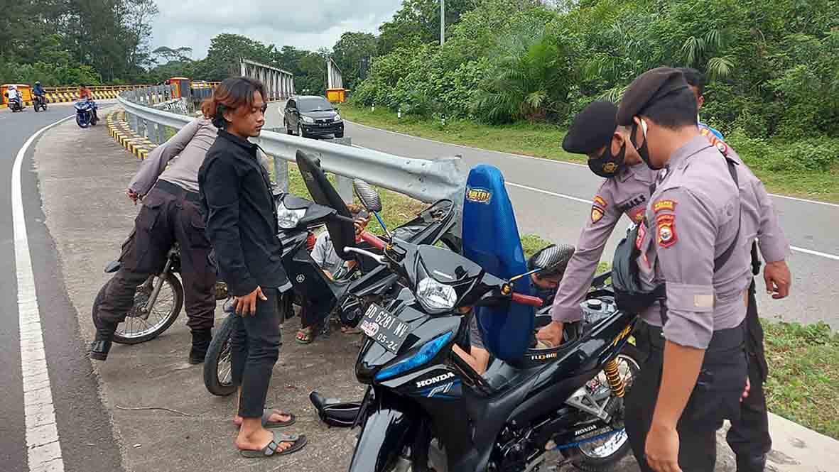 Polres Mukomuko Cipkon Antisipasi Balap Liar