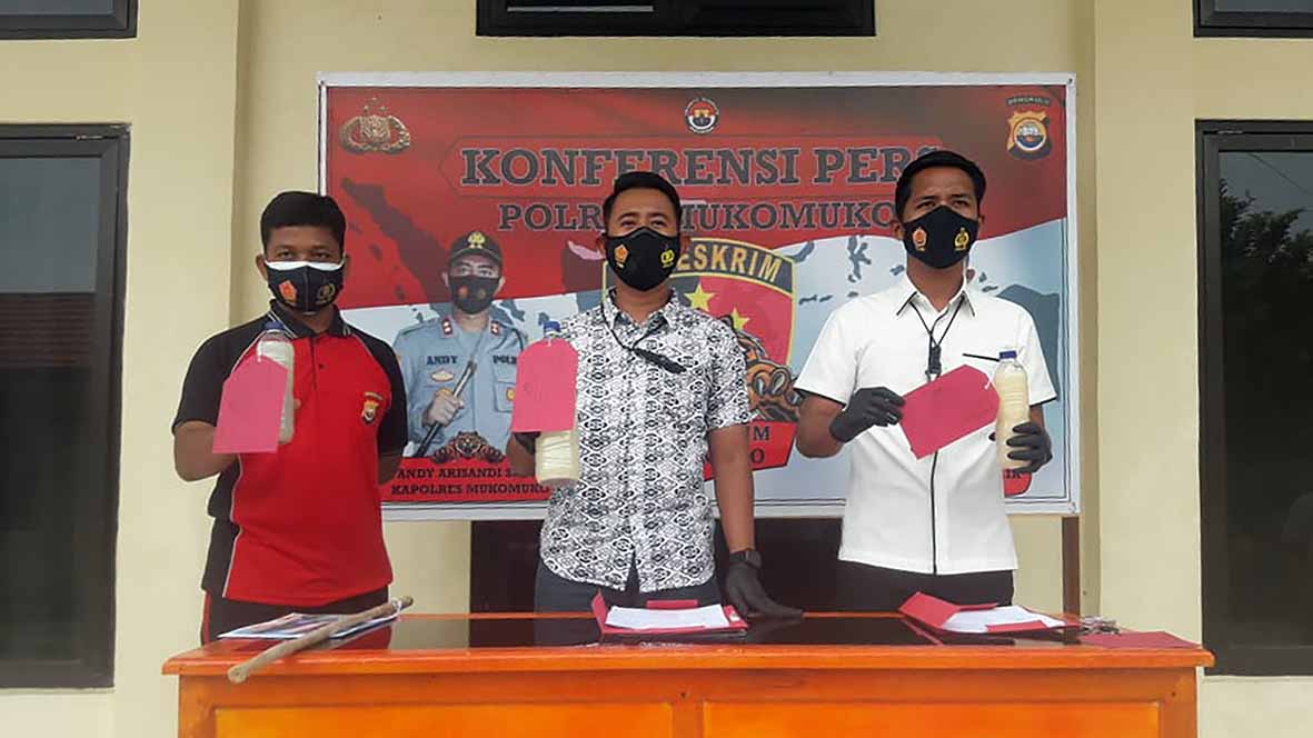 Polisi Mukomuko Gelandang Bos Tuak Kelas Kakap