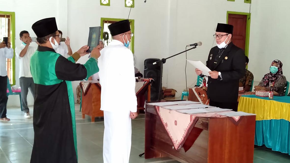 Martoto Mundur, Syamhadi Pj Kades Teluk Bakung