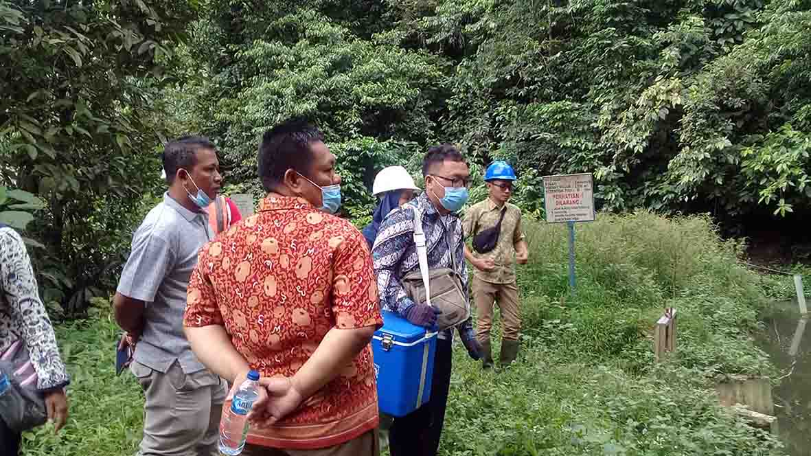 Dinas LH Pantau Limbah PT. Agromuko