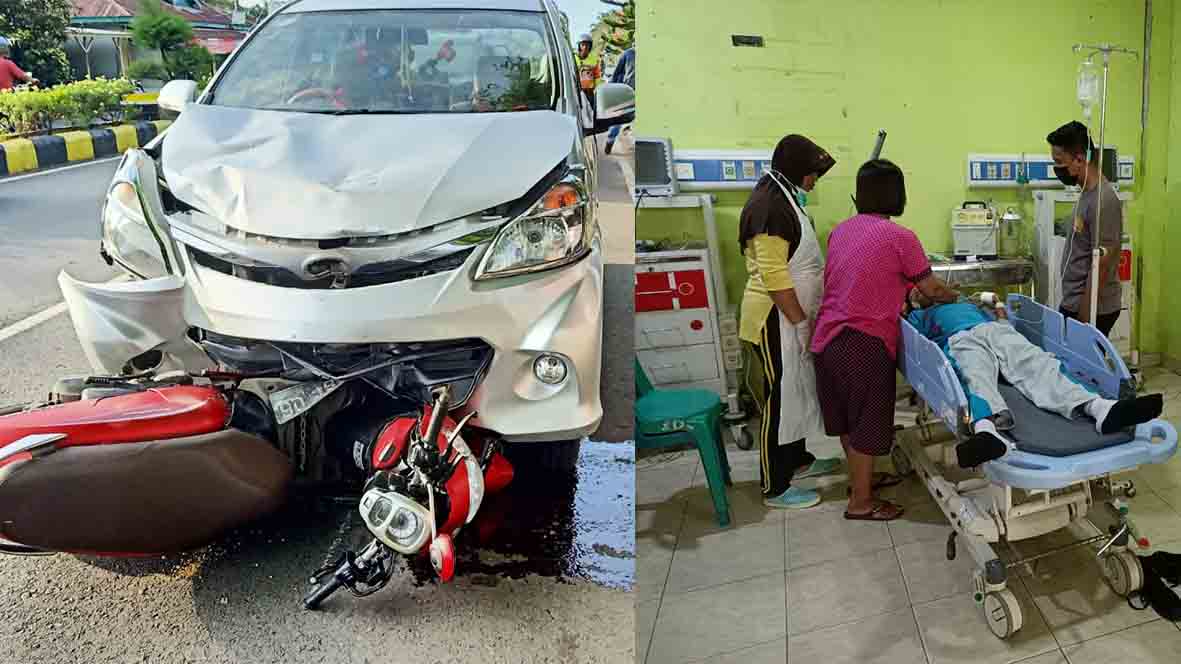 Mobil ASN Hantam Motor Pelajar, Korban Lurat