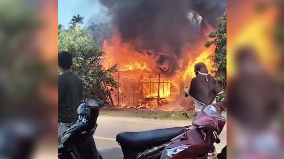 Musibah di Air Bikuk, 4 Unit Rumah Terbakar