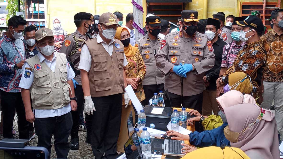 Gubernur ke Mukomuko, Monitoring Penanganan COVID-19