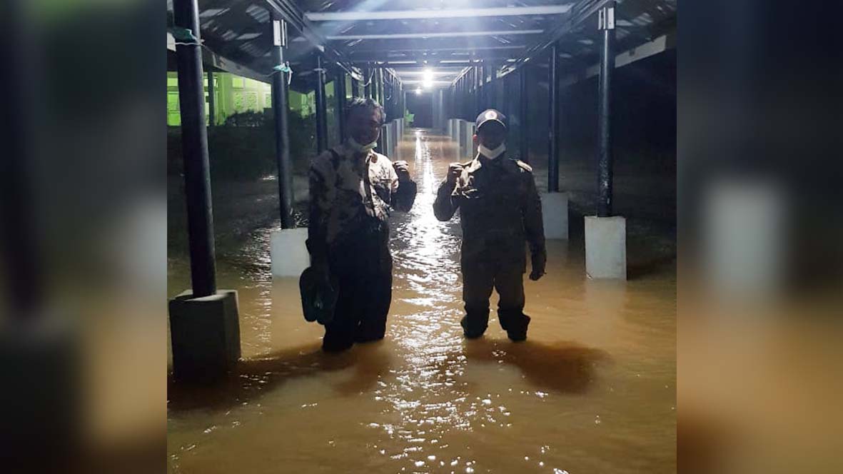 Dampak Hujan, RSUD Mukomuko Terendam