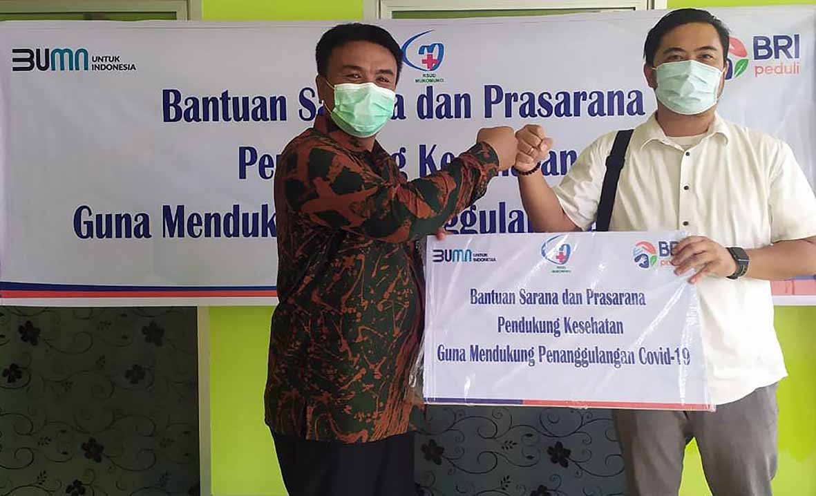 Program CSR BRI Kanca Mukomuko, Bantu Alkes untuk RSUD Mukomuko