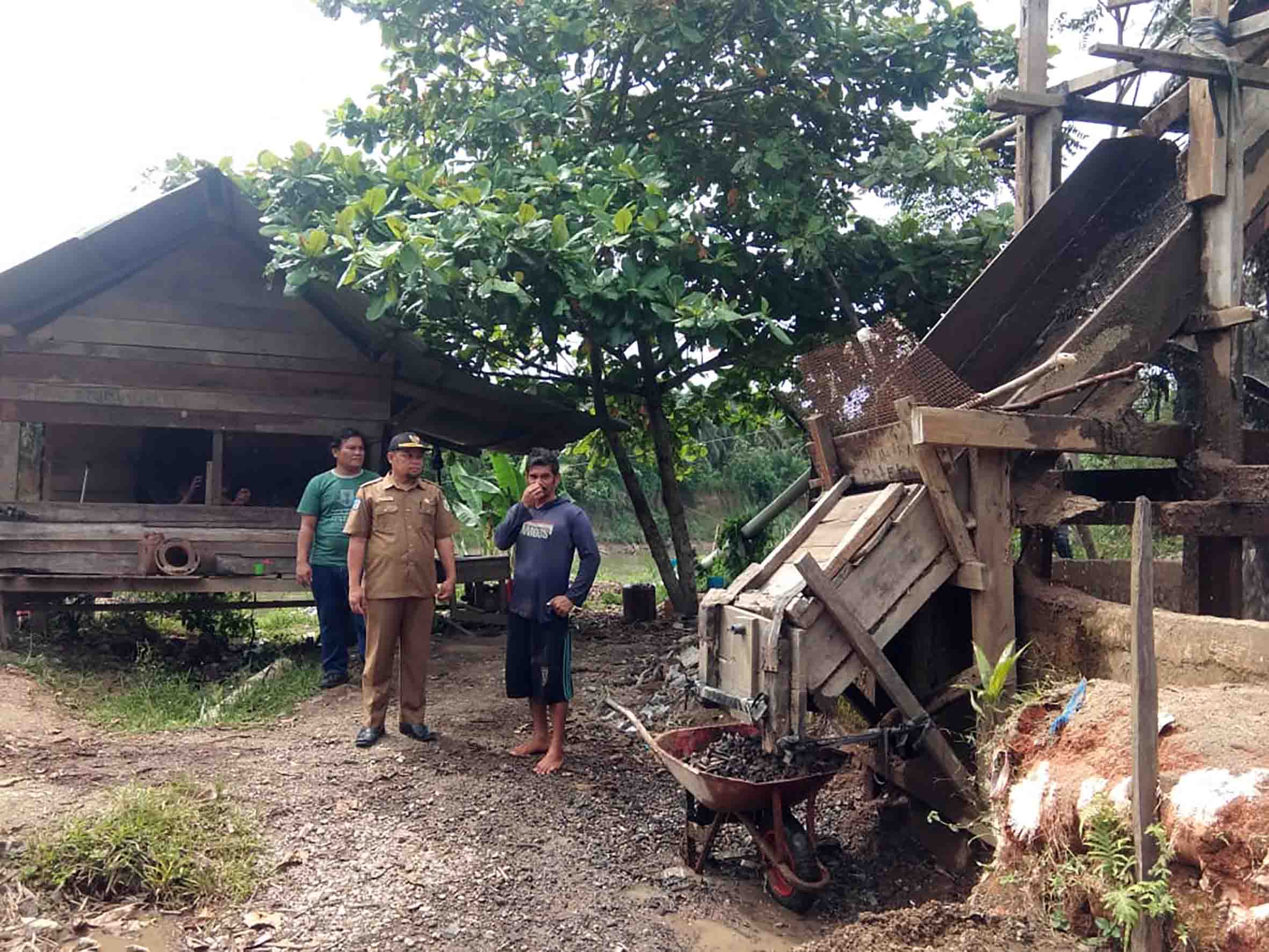 Didatangi LH, Bos Galian C di XIV Koto Legowo Tutup Aktivitas