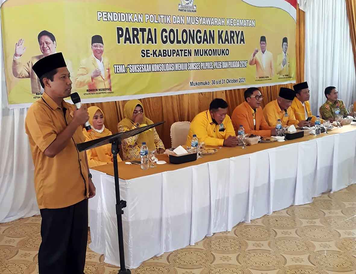 Huda dan Ali Saftaini Masuk Bursa Cabup Golkar