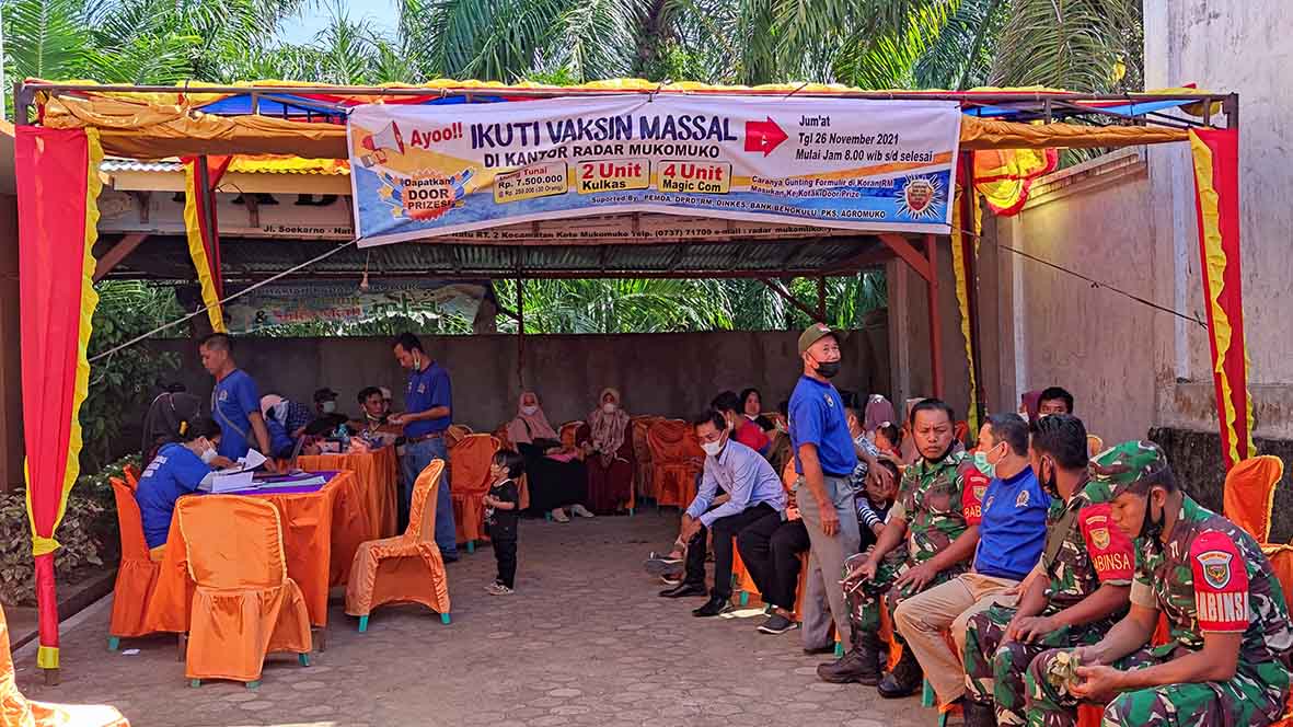 Realisasi Vaksin Mukomuko Masih Terendah