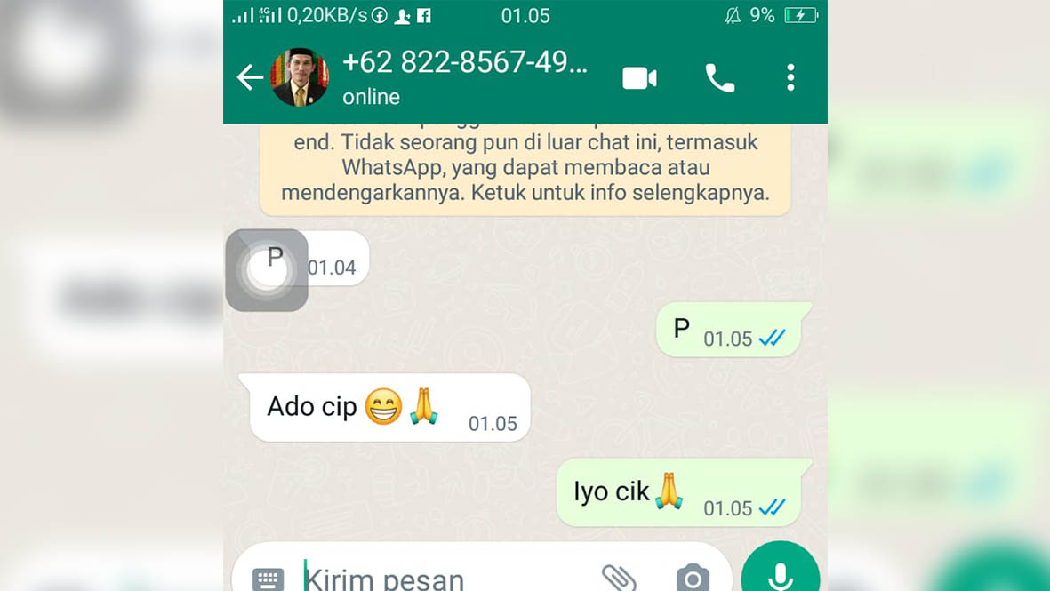 OTD Gunakan Foto Ketua Dewan Profil WhatsApp