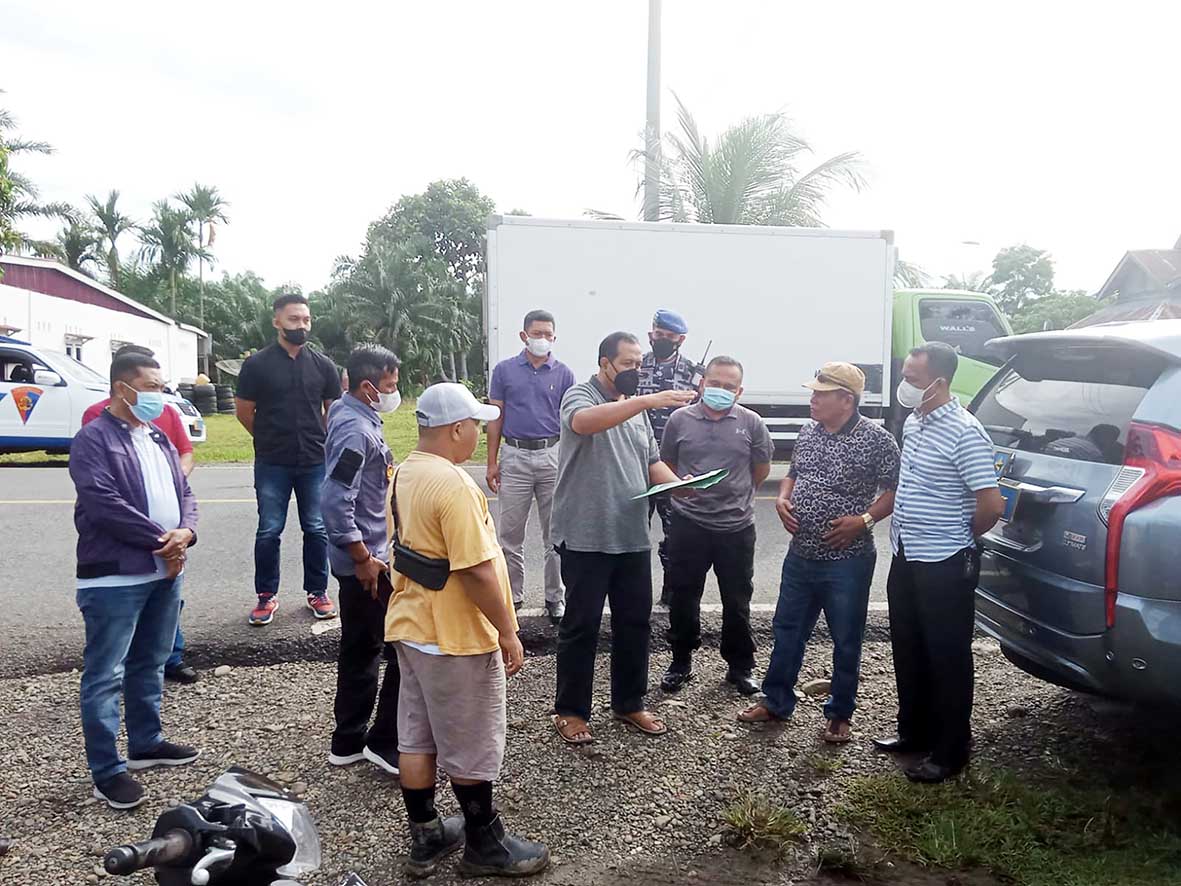 Danlantamal II Padang Tinjau Lokasi Pelabuhan Mukomuko