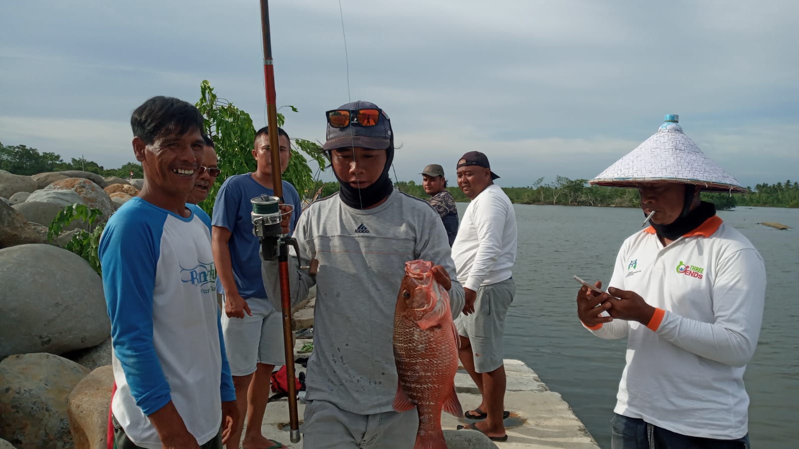 Empat Ekor Mangrove Jack Mendarat Sempurna di Lomba Mancing HUT Koto Jaya